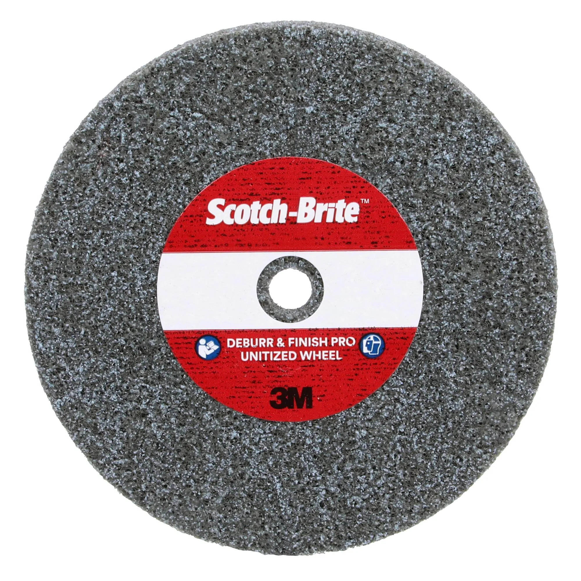 Scotch-Brite Deburr & Finish Pro Unitized Wheel, DP-UW, 6C Medium 