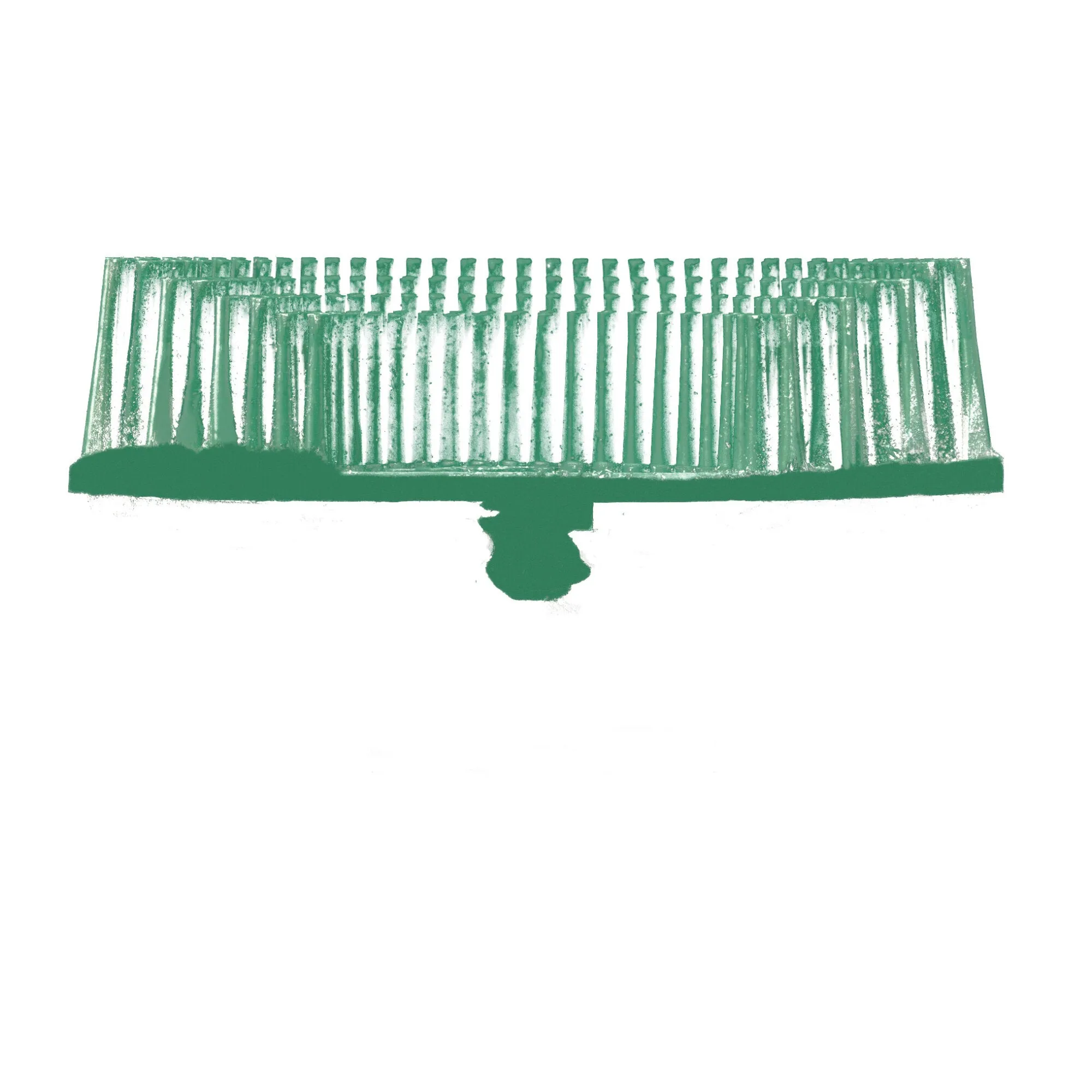 Scotch-Brite Roloc Bristle Disc, RD-ZB, 120, TR, White, 2 in x 5/8 in,Tapered
