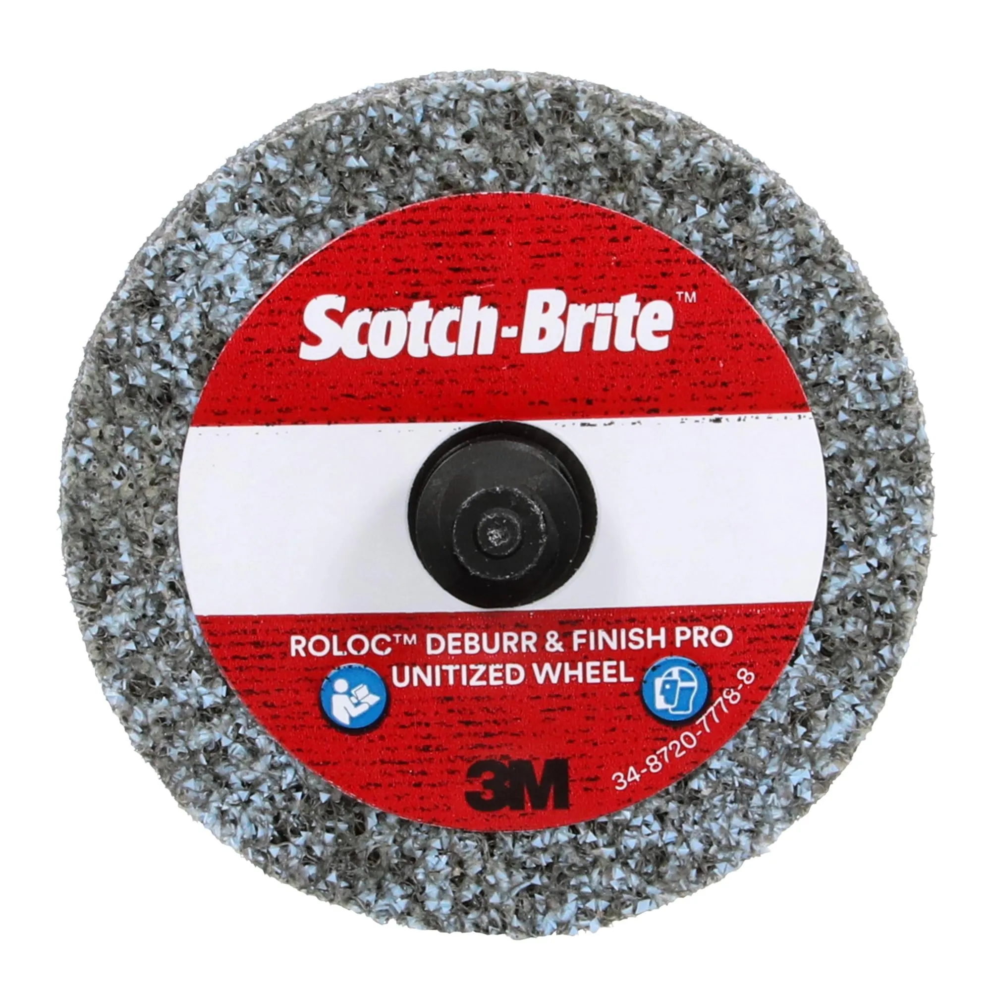 Scotch-Brite Roloc Deburr & Finish PRO Unitized Wheel, DP-UR, 9C Extra Coarse 