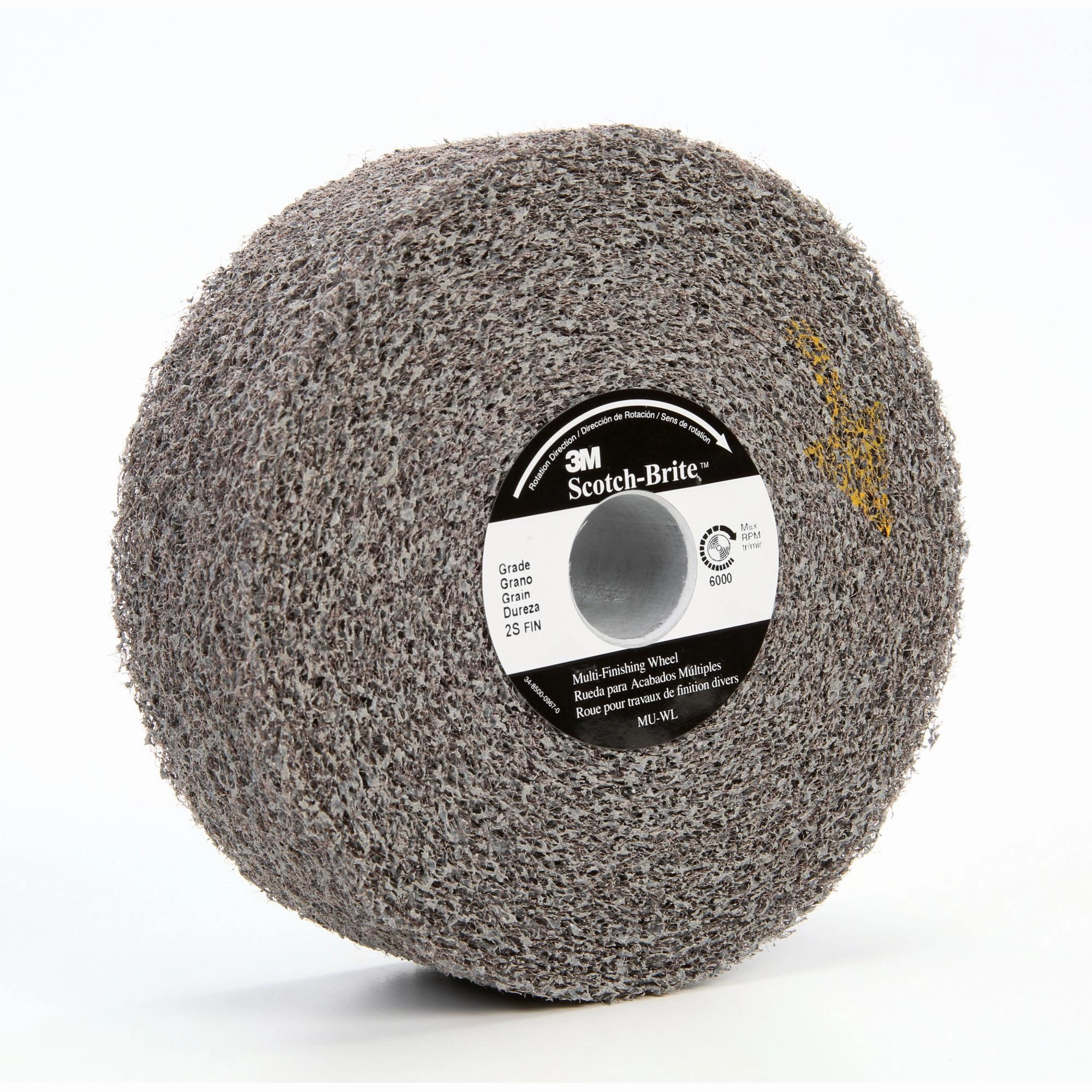 Scotch-Brite Multi-Finishing Convolute Wheel, MU-WL, 2S Medium