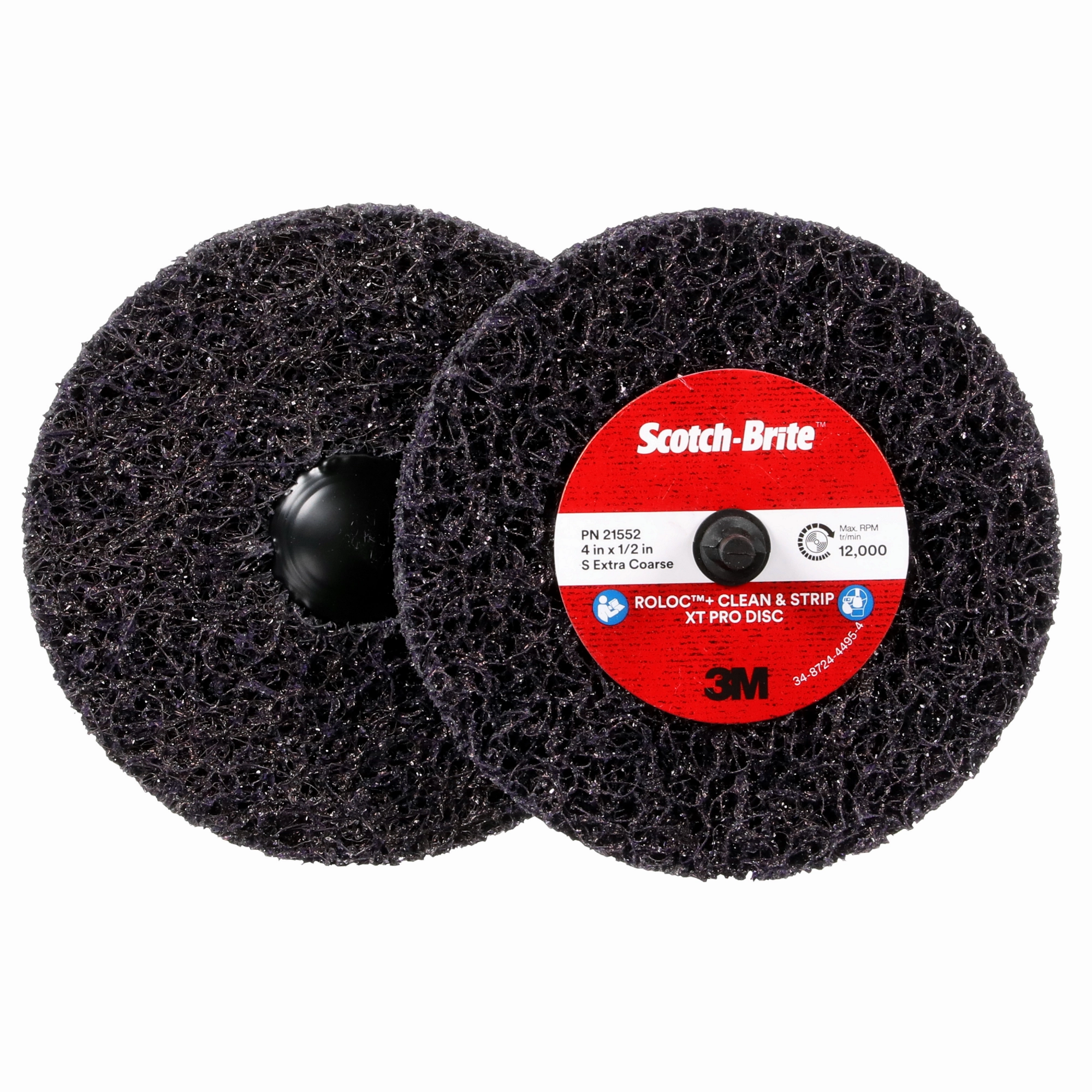 Scotch-Brite Roloc  Clean and Strip XT Pro Disc, XO-ZR , SiC Extra Coarse, TR 