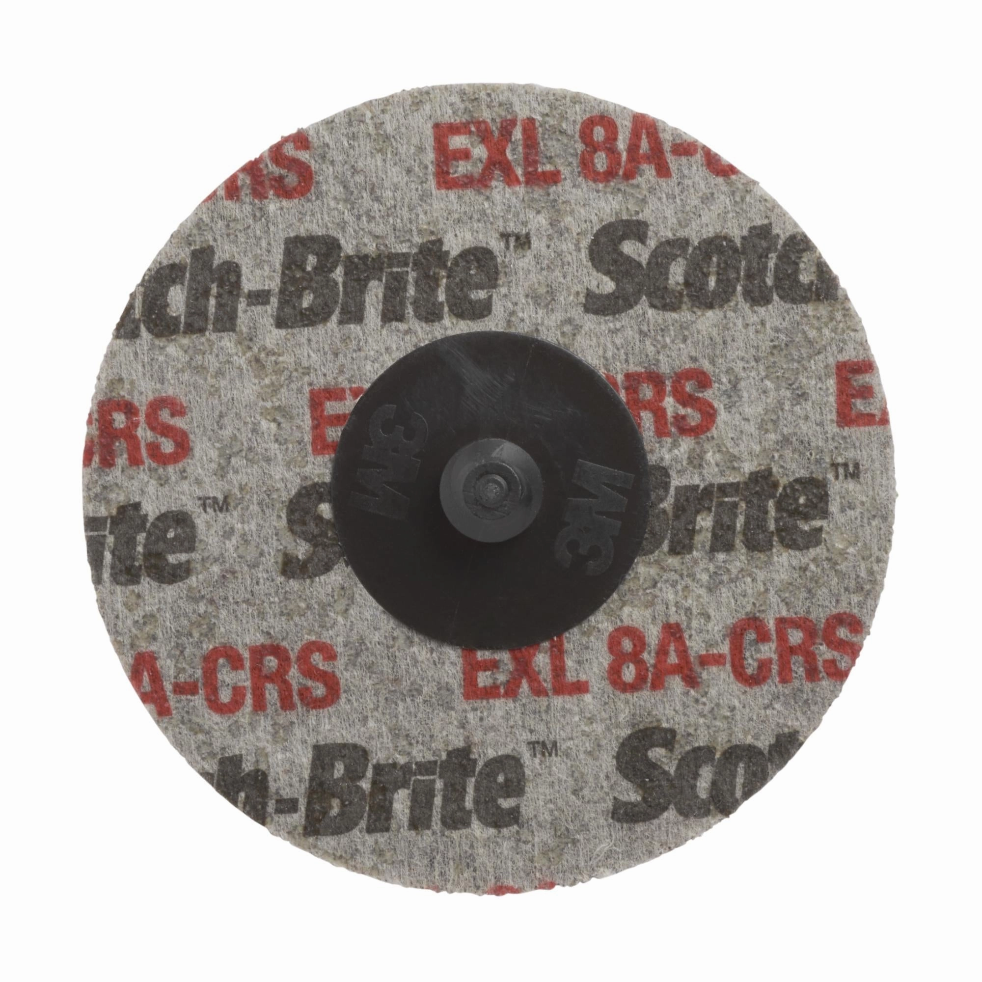 Scotch-Brite Roloc EXL Unitized Wheel, XL-UR, 8A Coarse, TR, 3 in,10/Carton
