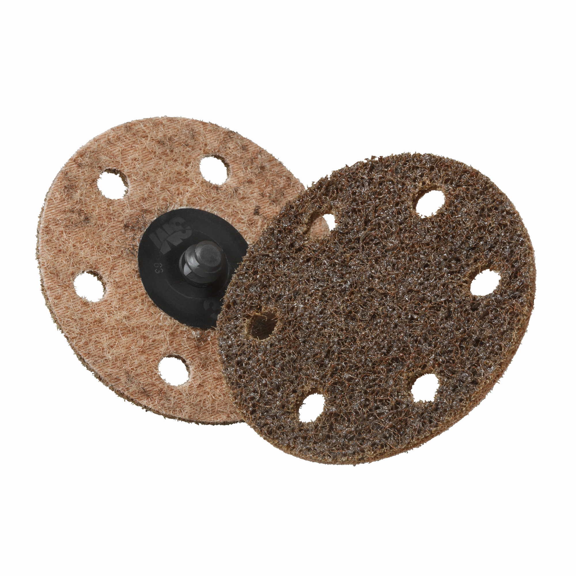 Scotch-Brite Roloc Surface Conditioning Disc, SC-DR, A/O Coarse, TR, 3in