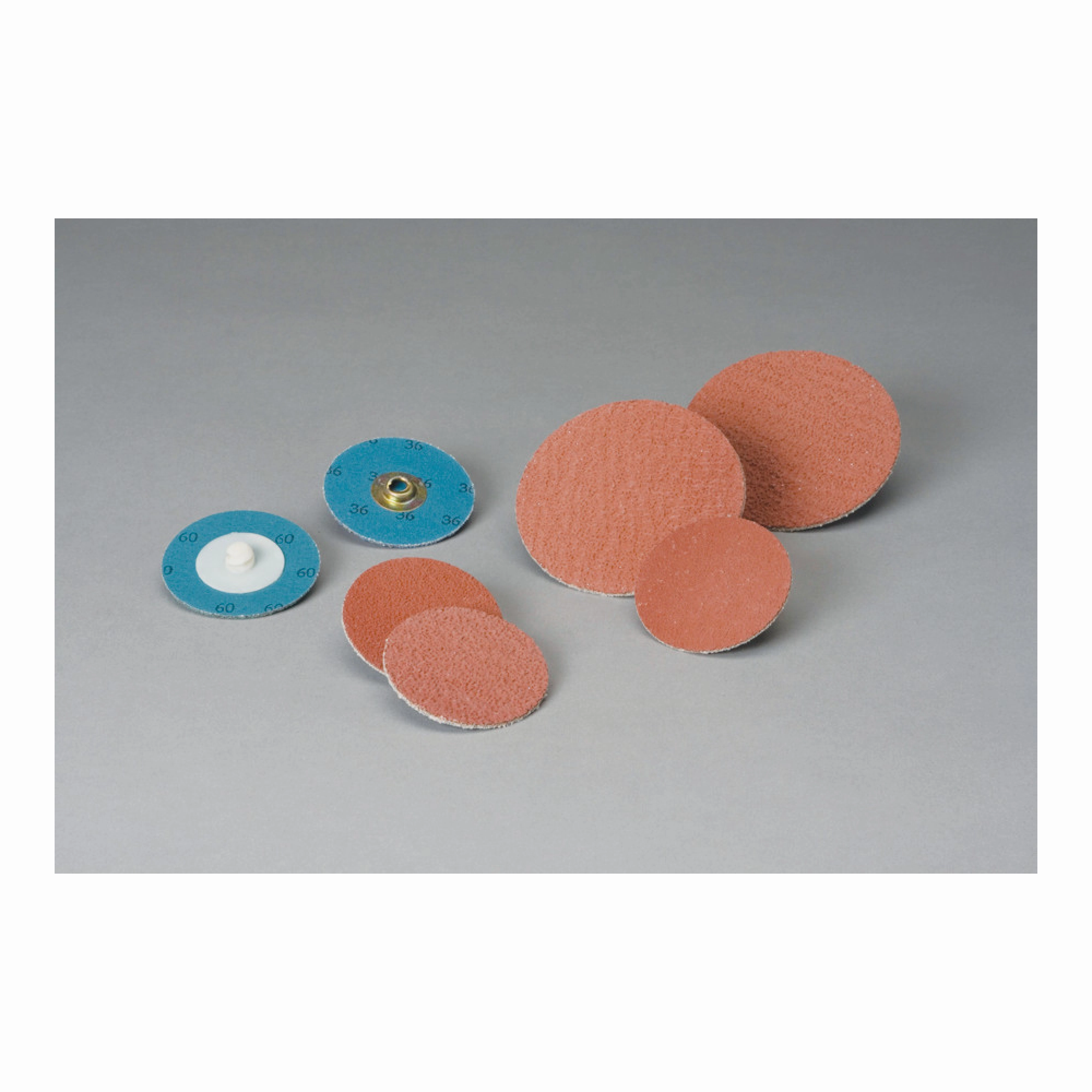 Standard Abrasives Quick Change Ceramic Pro 2 Ply Disc, 527316, 80,TSM, Red